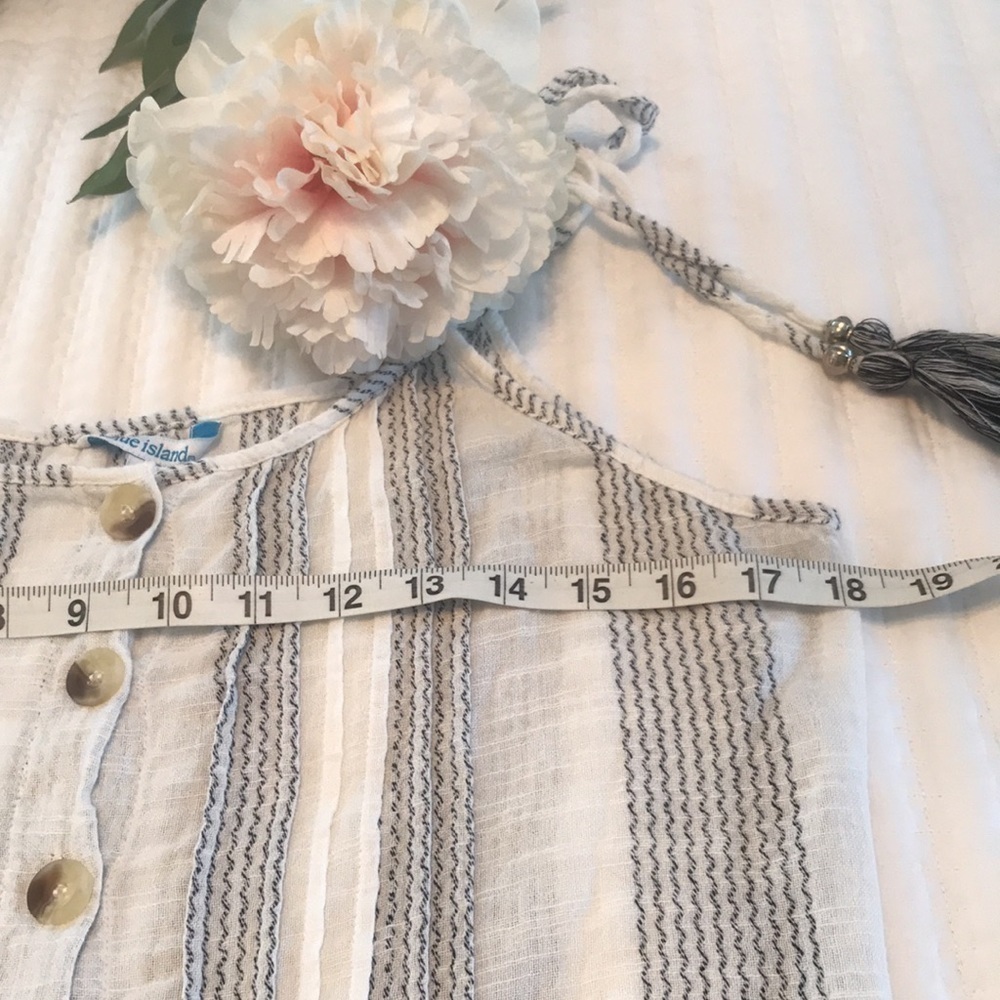 Blue Island Sundress or Coverup Size Small - Picture 12 of 13